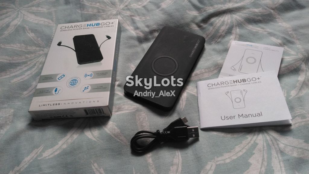 Amazon! Безпровідна зарядка Power Bank ChargeHubGo+  (QI зарядное устройство) - фото фото фото 6