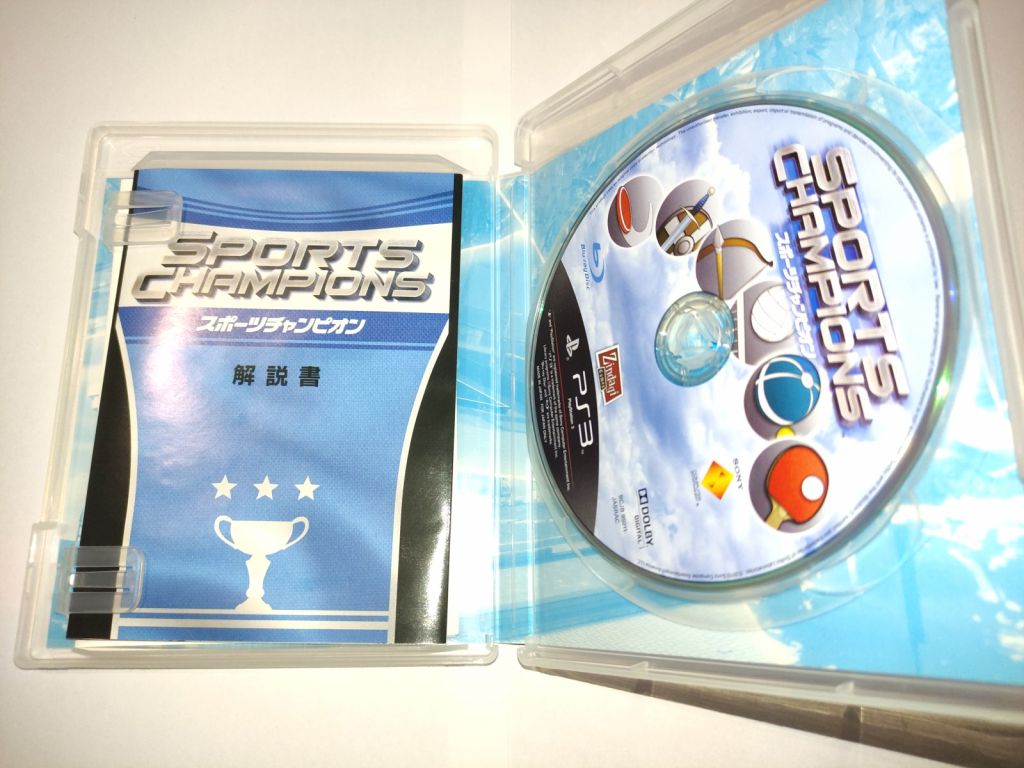 Sports Champions Playstation 3 PS3 Японія  (бандл версія), б/в, Англійська мова - фото фото фото 1