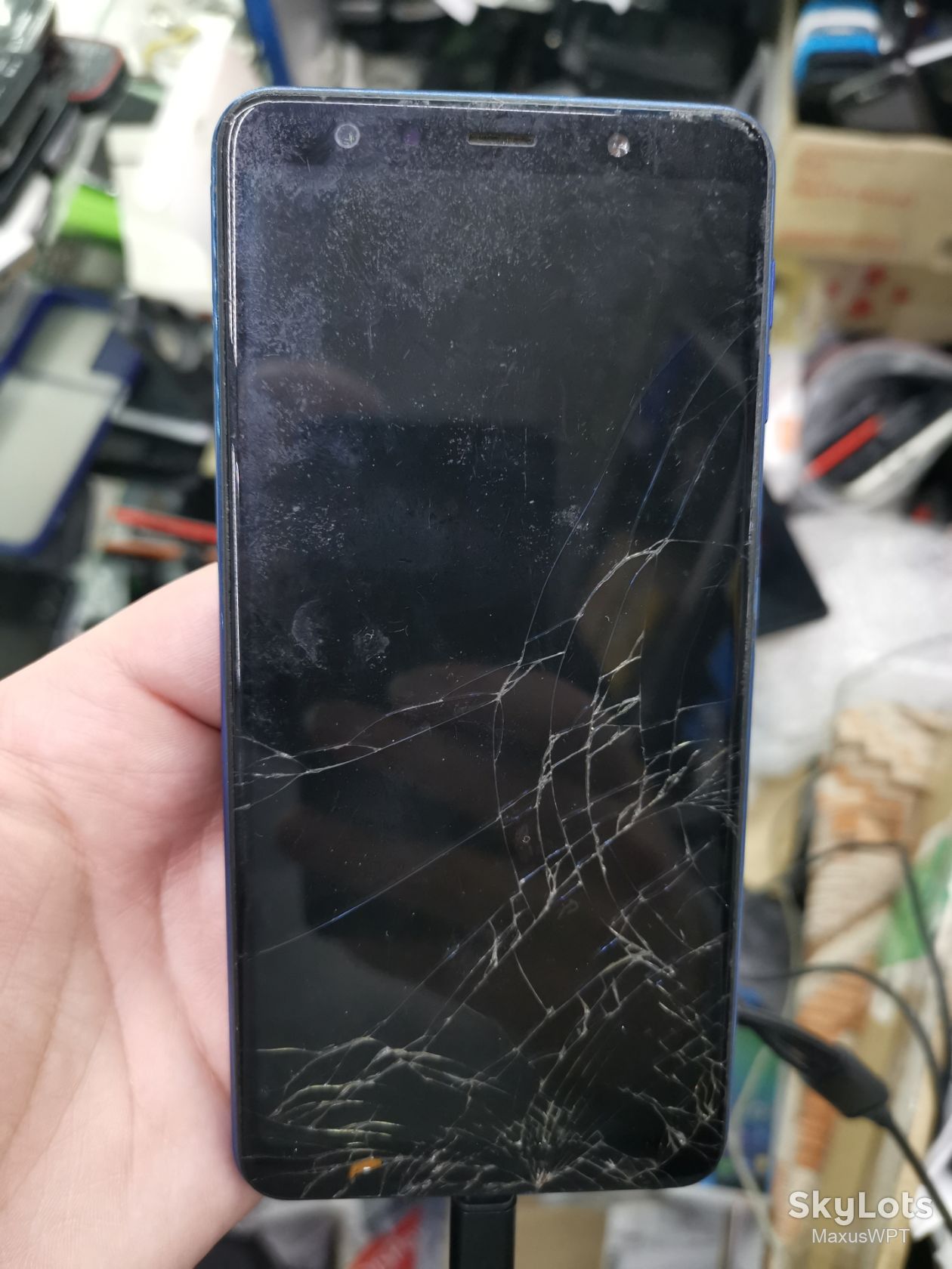 #2212 sklad Samsung a7 A750 blue - фото фото фото 0