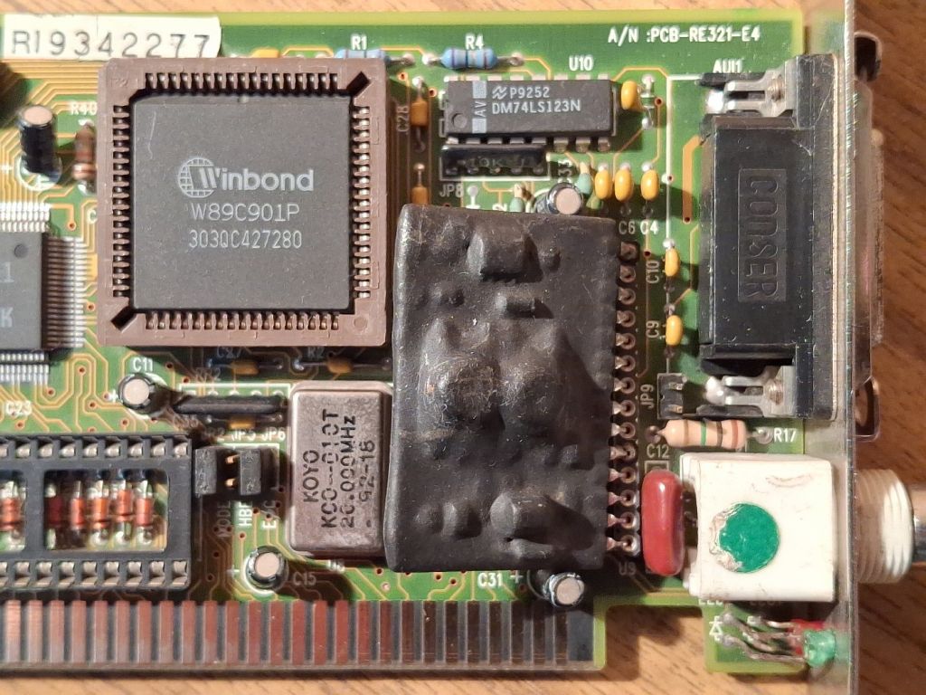 Сетевая карта ISA Ethernet card   (#02) - фото фото фото 2