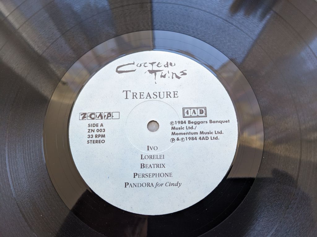 Платівка Cocteau Twins – Treasure /Zona Records –  Lithuania/ #2 - фото фото фото 7