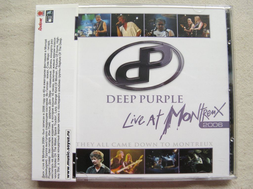 CD Deep Purple. Live at Montreux. 2CD. 2006. - фото фото фото 0
