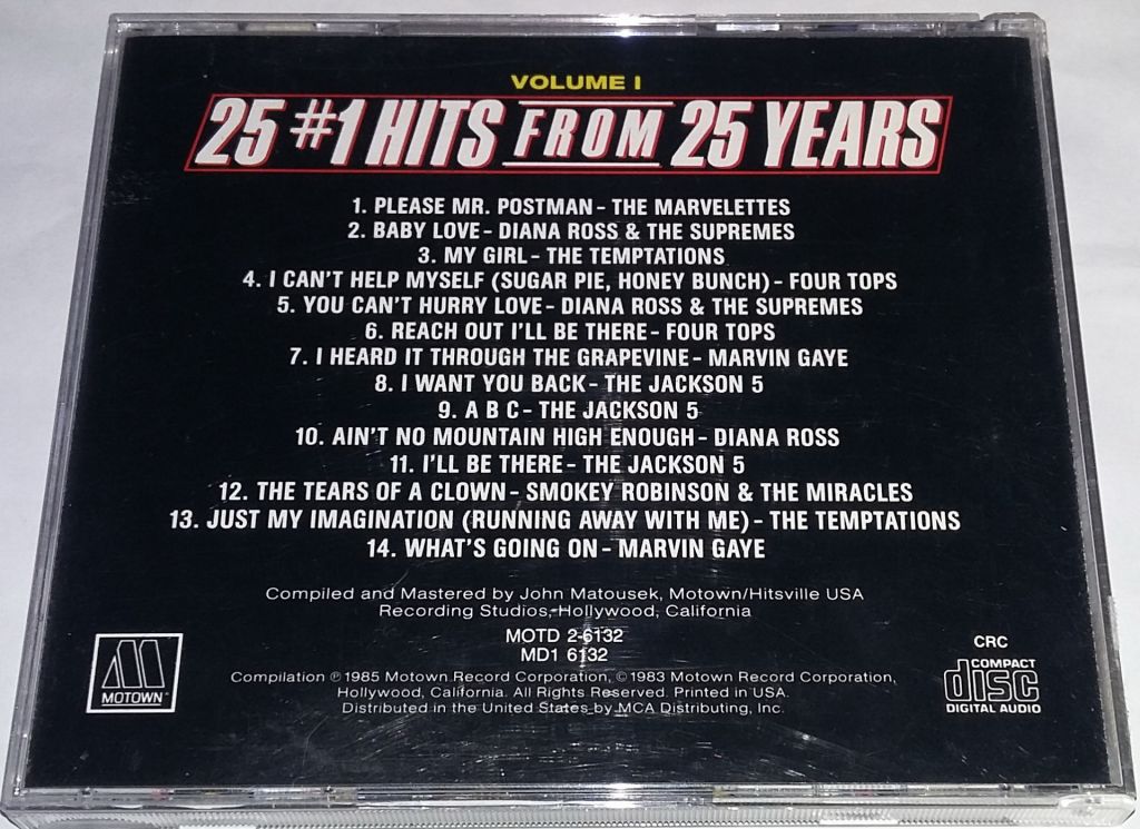 VARIOUS 25 #1 Hits From 25 Years 2CD US - фото фото фото 2