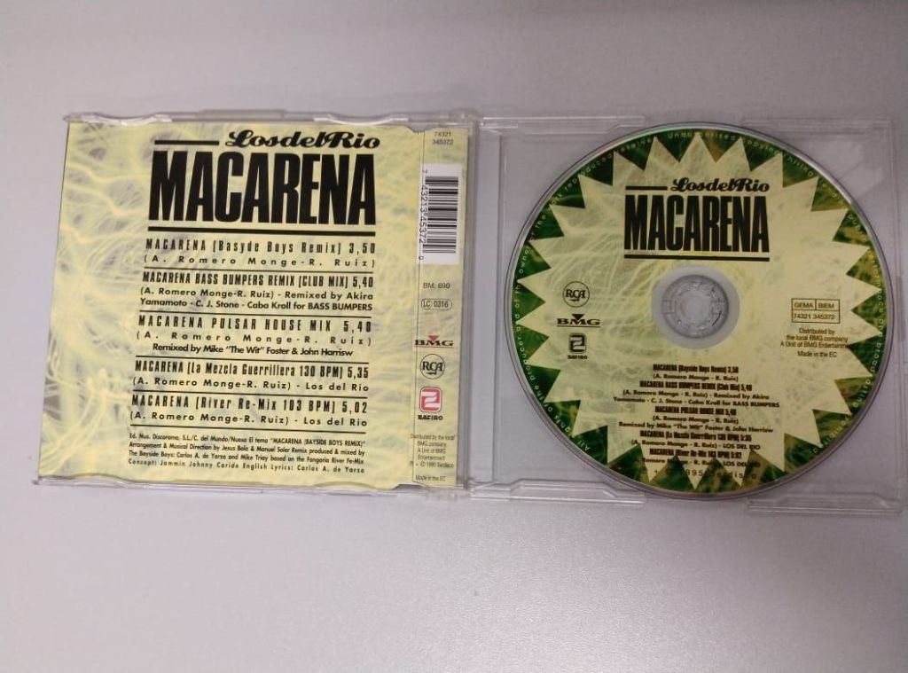 Оригінальний CD диск Los Del Rio – Macarena 1995 - фото фото фото 2