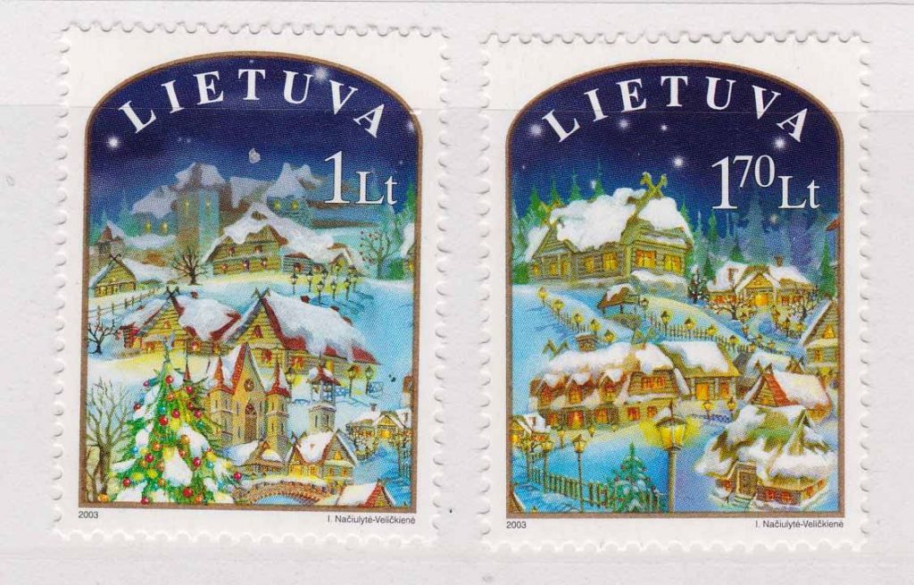 ZM Литва 2003 г  MNH - зима , рождество - фото фото фото 0