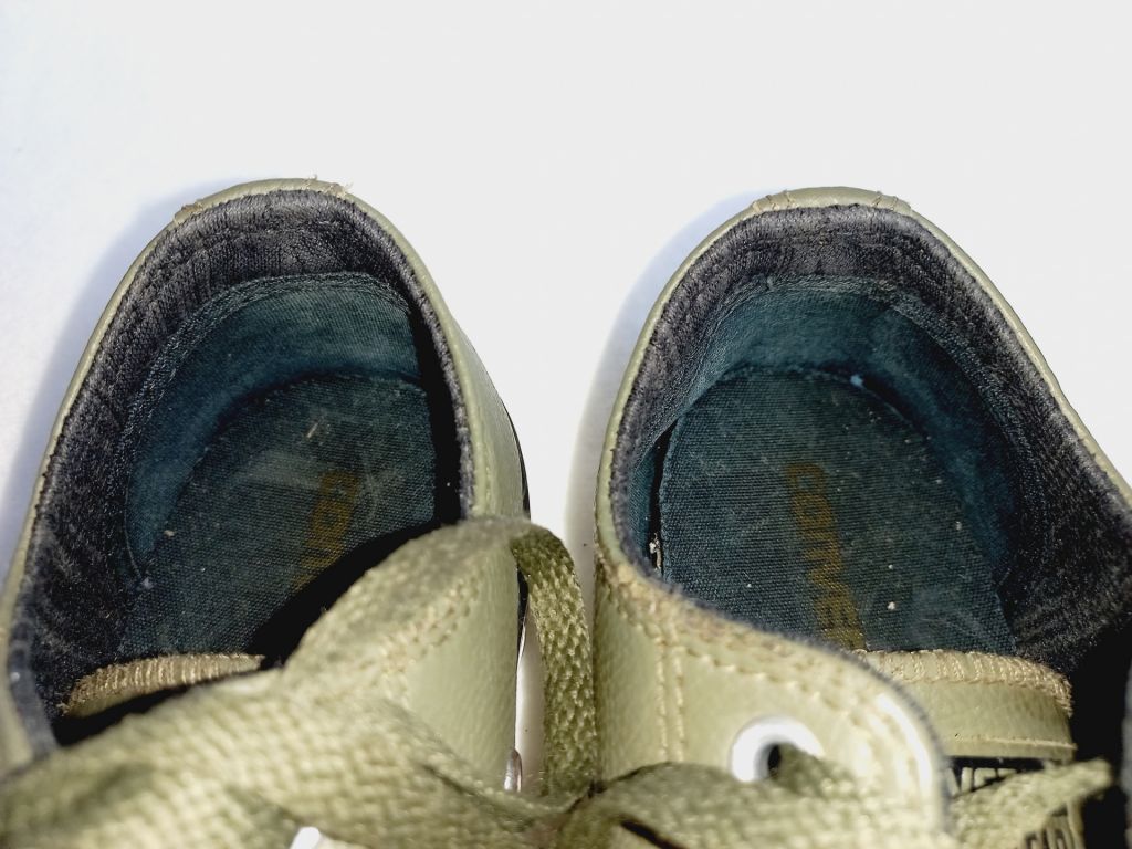Кеди шкіра Converse зелені, устілка 22,5 см. - фото фото фото 5