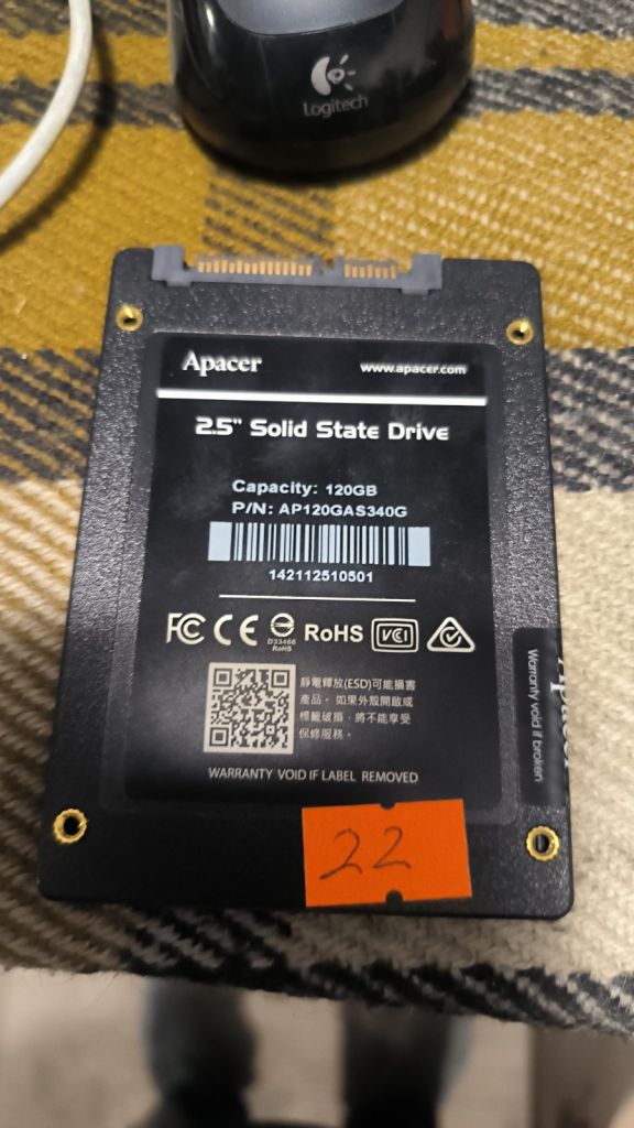 Диск SSD Apacer 120GB AP120GAS340G №22 - фото фото фото 1