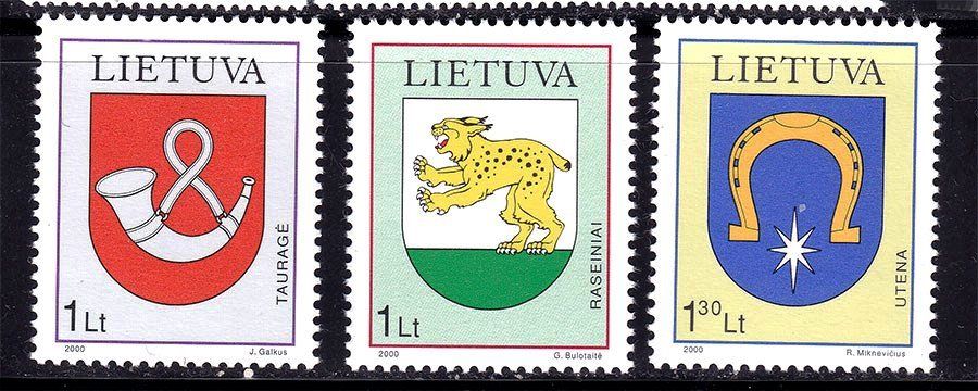 Литва   2000  г  MNH  - геральдика - фото фото фото 0