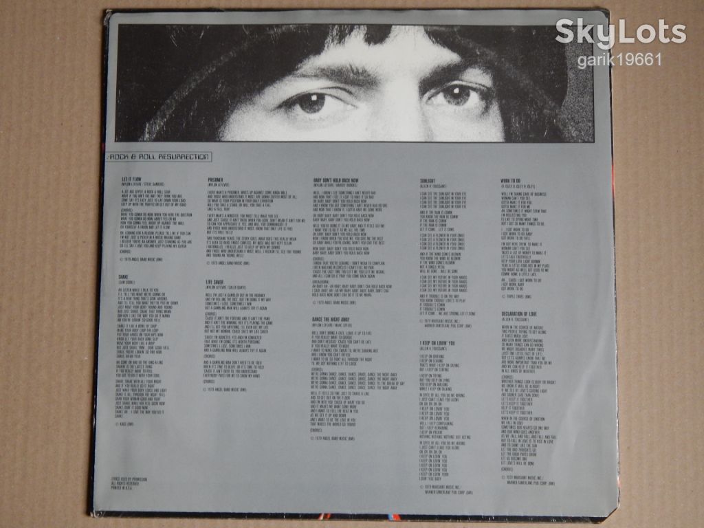 Mylon LeFevre ‎– Rock &amp; Roll Resurrection  (Mercury ‎– SRM 1-379, US) insert EX+/NM- - фото фото фото 2