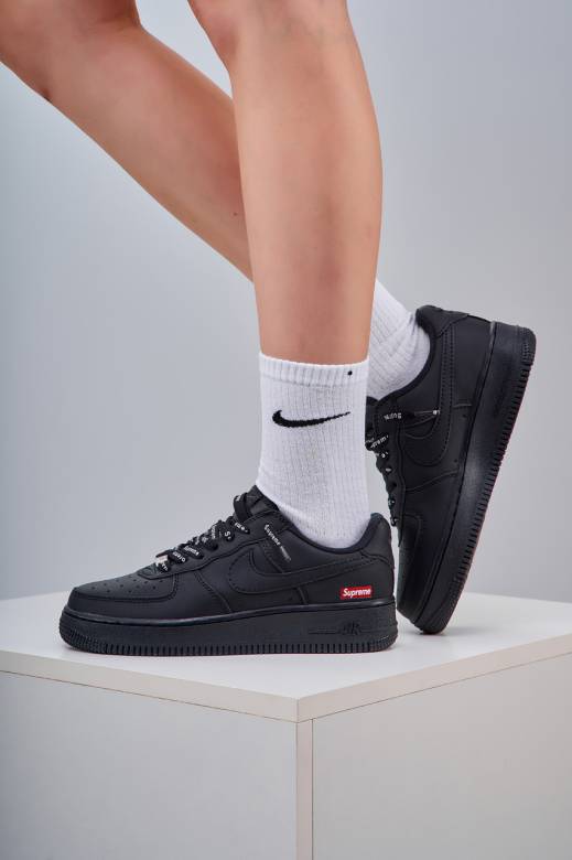 Nike Air Force 1 x Supreme Black 42 - фото фото фото 3