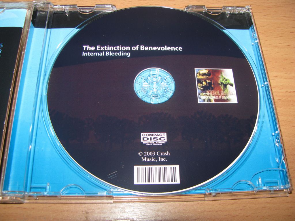INTERNAL BLEEDING - The Extinction Of Benevolence  (2003 Crash,Manufactured by Amazon USA) - фото фото фото 2