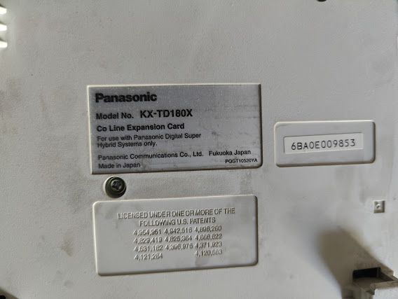 Супергибридная цифровая АТС Panasonic KX-TD816RU с модулем расширения KX-TD180X № 242008104 - фото фото фото 3