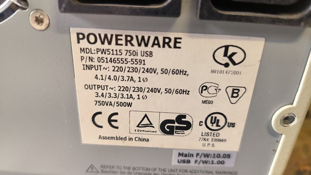 Бесперебойник ИБП UPS EATON POWERWARE 5115 PW5115 750i USB - фото фото фото 5