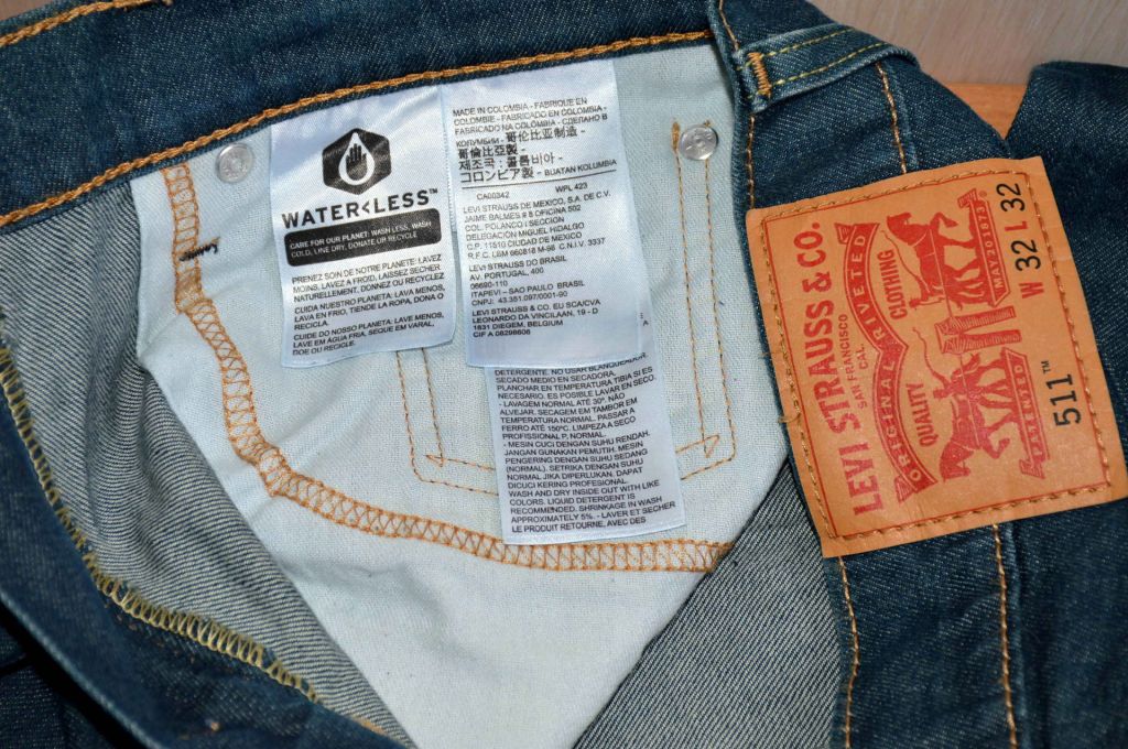Джинси LEVIS 511 original W32L32 сток Y7-T8-2 - фото фото фото 7