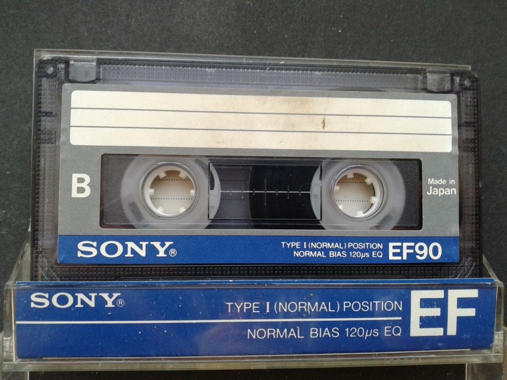 Аудиокассета Sony EF 90 - фото фото фото 1
