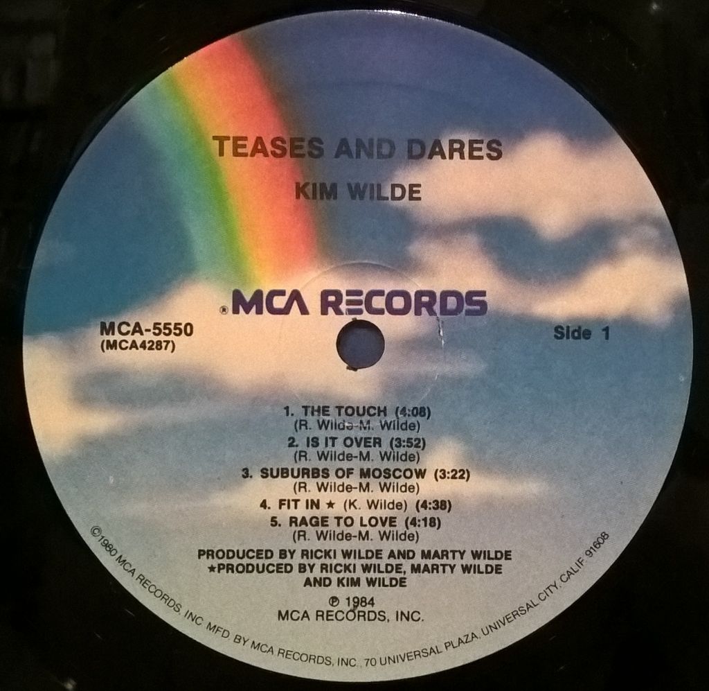 Kim Wilde - Teases &amp; Dares - 1984.  (LP). 12. Vinyl. Пластинка. U.S.A. - фото фото фото 5