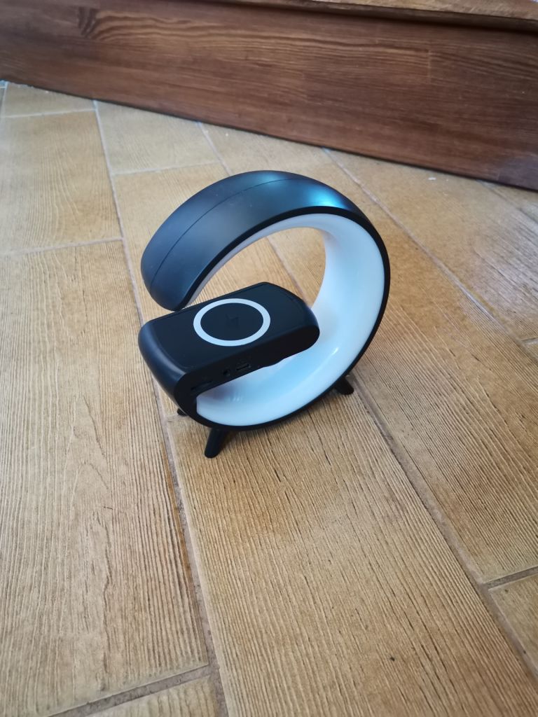 Светильник RGB настольная смарт лампа ночник bluetooth карта памяти - фото фото фото 5