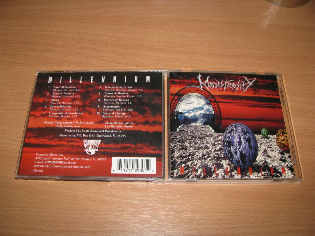 MONSTROSITY - Millennium  (1996 Conquest 1st press, NIMBUS USA) - фото фото фото 0