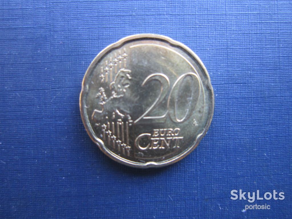 Монета 20 евроцентов Франция 2024 Жозефина Бейкер - фото фото фото 1