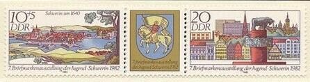ГДР Архитектура Шверин Геральдика Филвыставка 1982 - фото фото фото 0