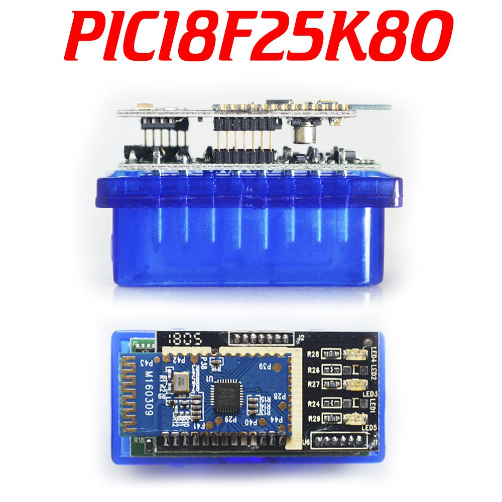 Автосканер OBD2 ELM327 полноценная версия 1.5 двухплатный. Оригинальный чип PIC18F25K80 - фото фото фото 8