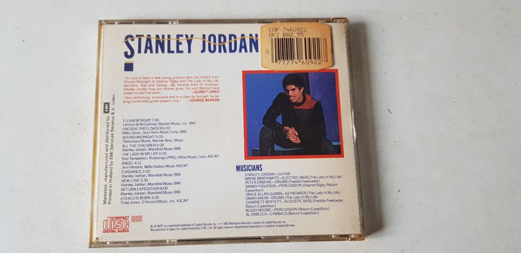 Stanley Jordan Magic  Touch CD фирменный - фото фото фото 1