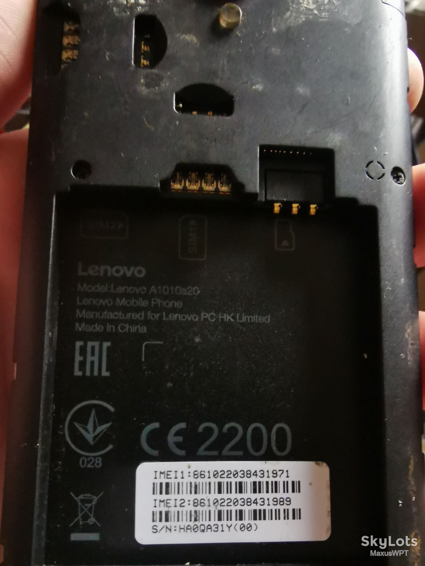 #1282 sklad lenovo A1010a20 A plus white - фото фото фото 2