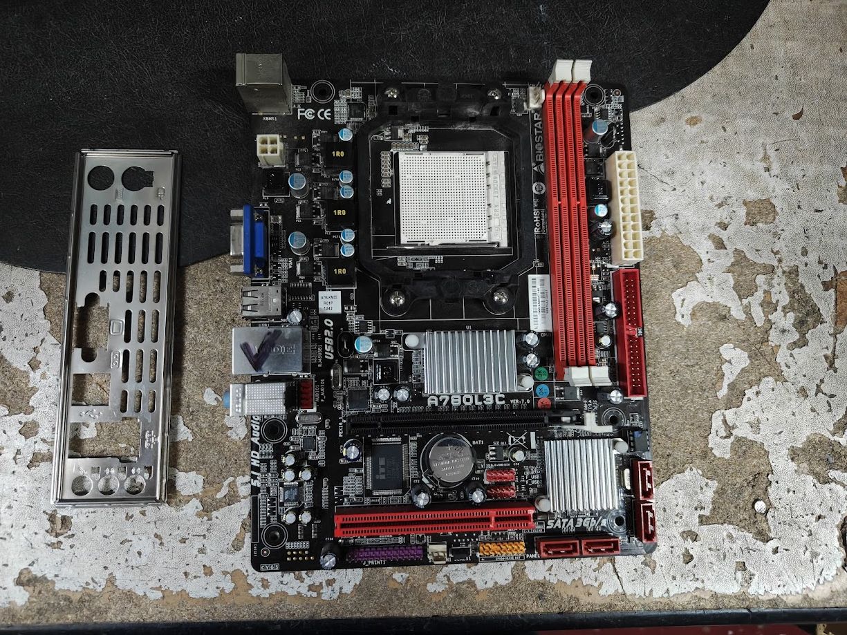 Мат. плата Biostar A780L3C sAM3, AMD 760G, PCI-Ex16 MicroATX 2DDR3 № 261102120 - фото фото фото 0