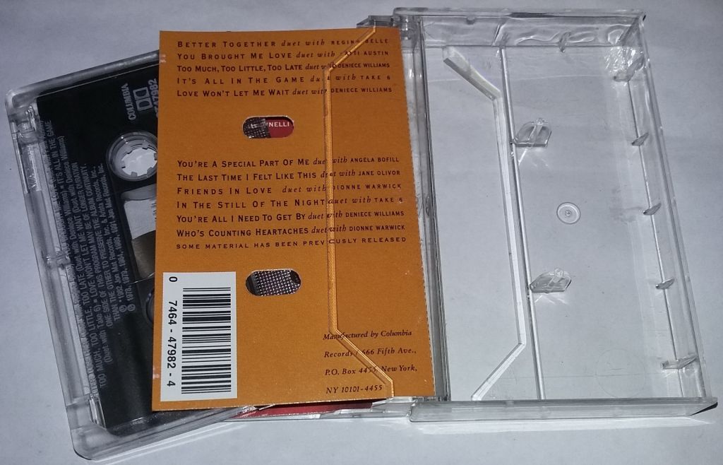 JOHNNY MATHIS Better Together - The Duet Album.  Cassette  US - фото фото фото 1
