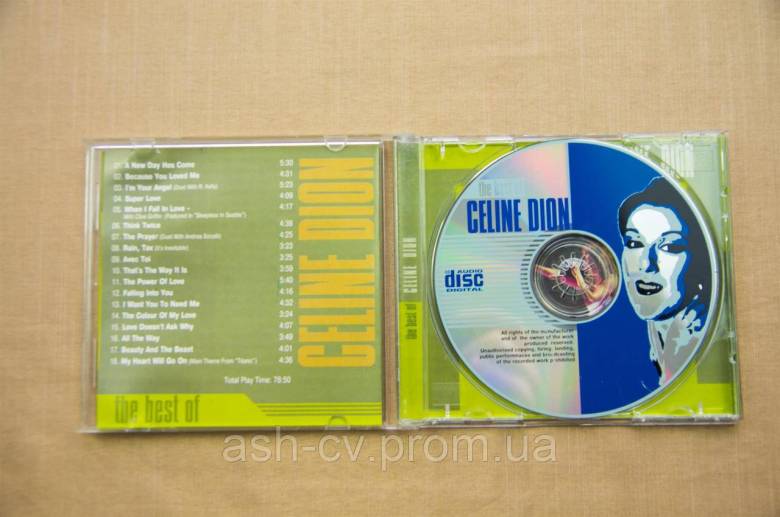 Музичний диск CD. CELINE DION - The best of - фото фото фото 4