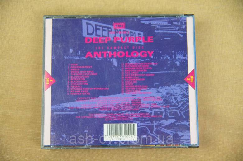Музичний диск CD. Deep Purple - Anthology (1991) 2cd - фото фото фото 2