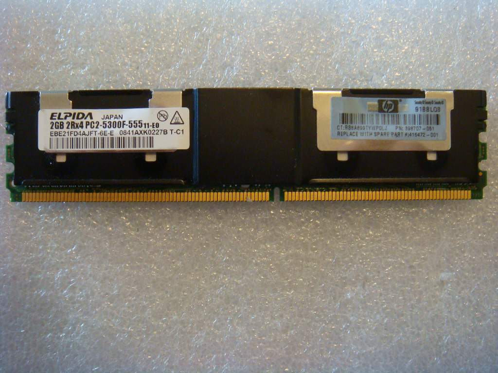 Elpida 2Gb DDR2 667 FB-DIMM PC2-5300F - фото фото фото 0