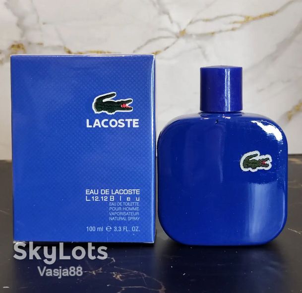 Lacoste Bleu L.12.12 100 мл чоловічі 100 мл БЕЗКОШТОВНА ДОСТАВКА НП - фото фото фото 0