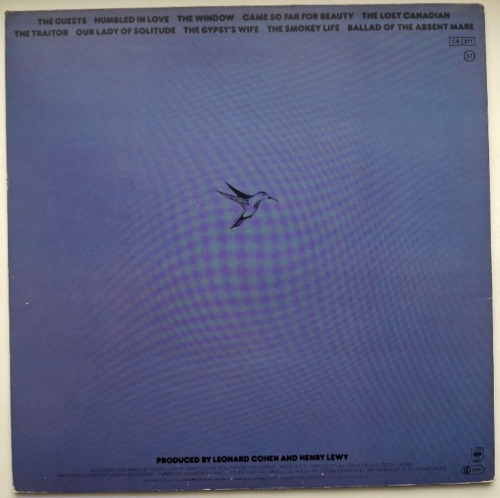 Leonard Cohen - Recent Songs - 1979.  (LP). 12. Vinyl. Пластинка. Holland. - фото фото фото 1