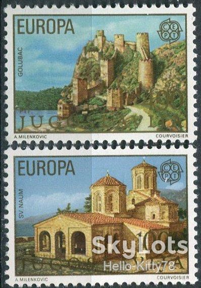 Югославия 1978 Европа CEPT Mi 1725-1726 MNH - фото фото фото 0