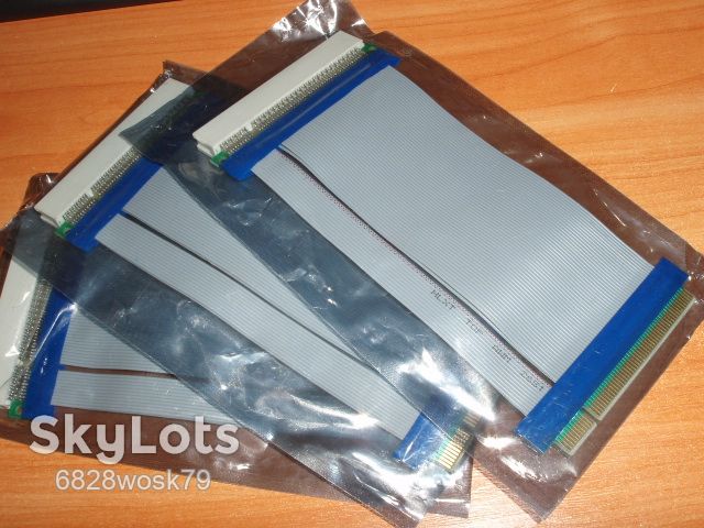 Райзер PCI 32-bit гибкий шлейф удлинитель extender Длина: ~19 см - фото фото фото 1