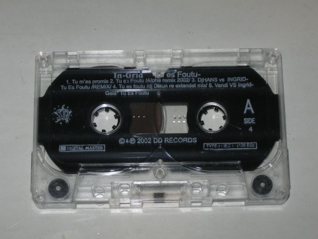 Студийная кассета In-Grid - TU ES FOUTU  (DD music, 2002) - фото фото фото 6