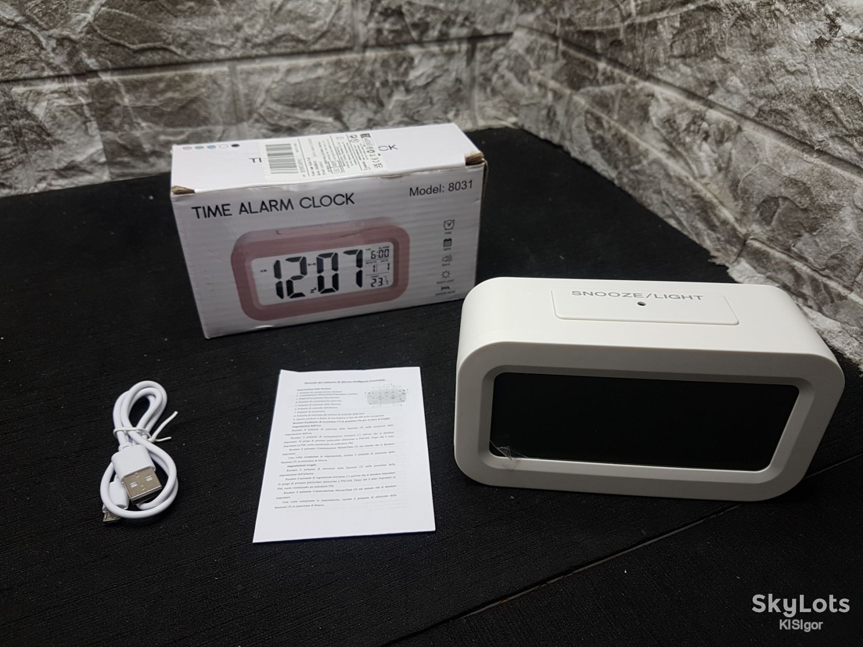 Цифровий настільний годинник-будильник Time Alarm Clock *81053 - фото фото фото 2