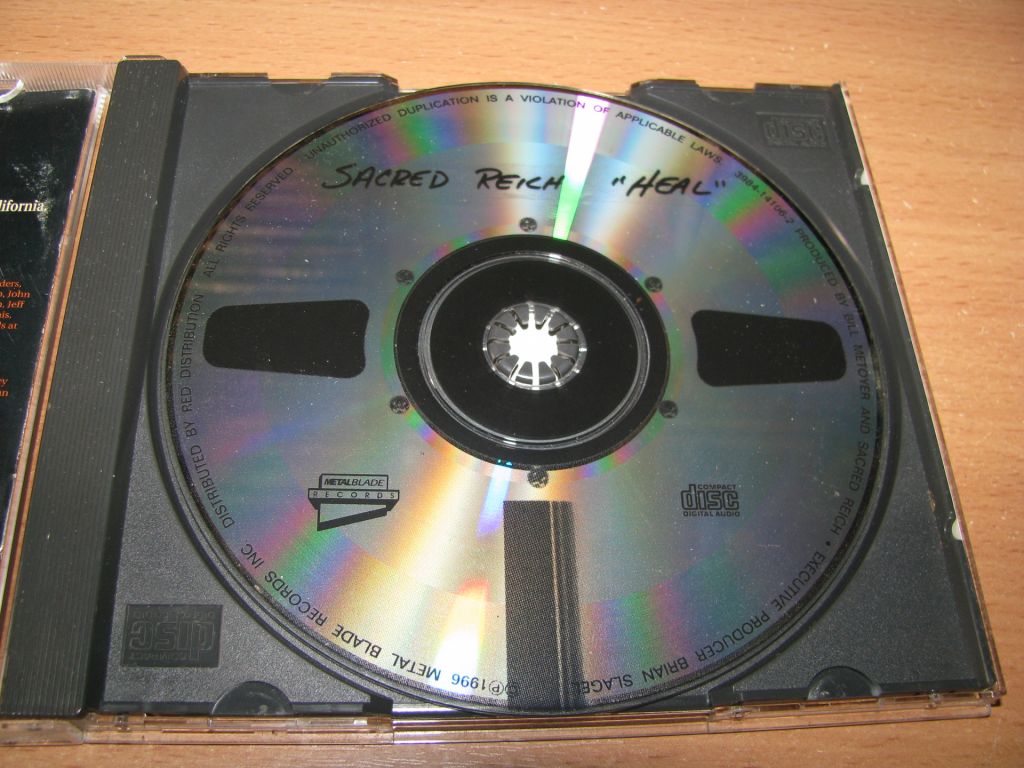 SACRED REICH - Heal  (1996 Metal Blade 1st press,USA) - фото фото фото 2