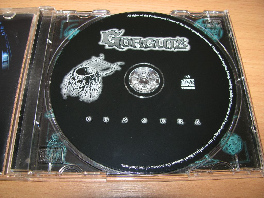 GORGUTS - Obscura  (1999 Serious Entertainment 1st press) - фото фото фото 2