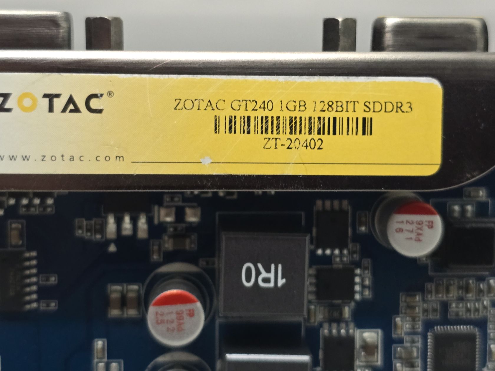 Відеокарта Zotac GeForce GT 240 1GB   (GDDR3,128 Bit,HDMI,PCI-Ex,Б/у) - фото фото фото 1