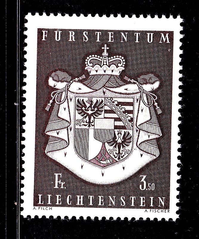 Лихтенштейн 1969 г  MNH - геральдика - фото фото фото 0