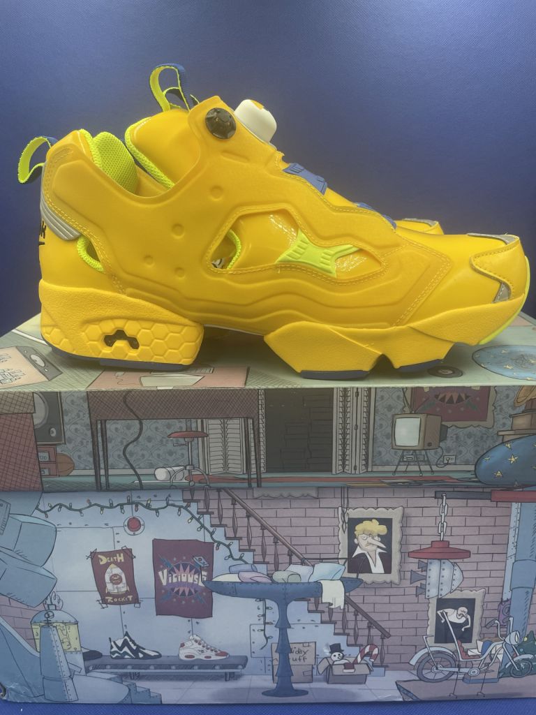 Кроссовки Reebok InstaPump Fury x Minions FY3404  (US 10) - фото фото фото 0