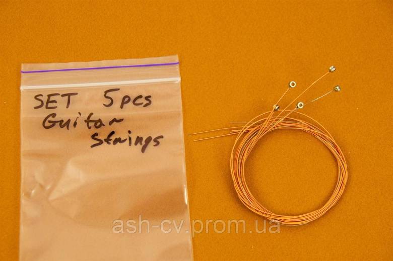 Набір, струн, для гітари, 5 струн, Premium guitar strings 5 psc - фото фото фото 0