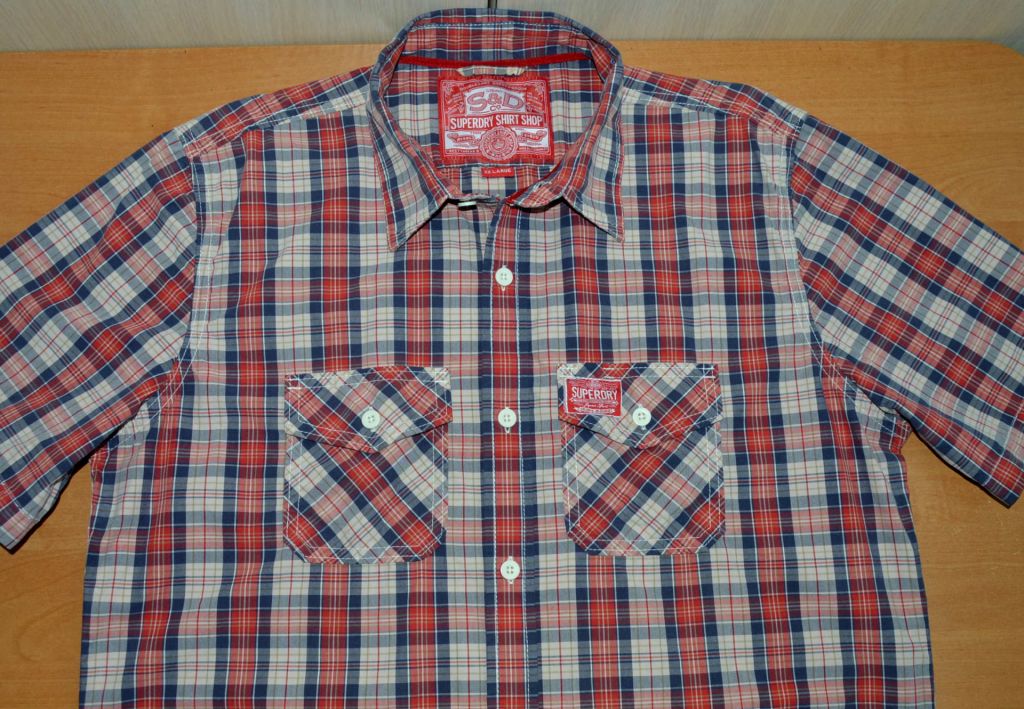 Сорочка SUPERDRY original XXL сток Y18Z9-6 - фото фото фото 3