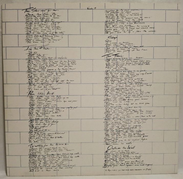 Pink Floyd - The Wall - 1979.  (2LP). 12. Vinyl. Пластинки. Germany. - фото фото фото 3