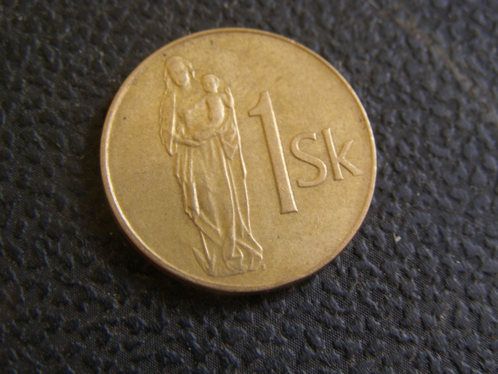 1 крона Словакия 1993 г - фото фото фото 0