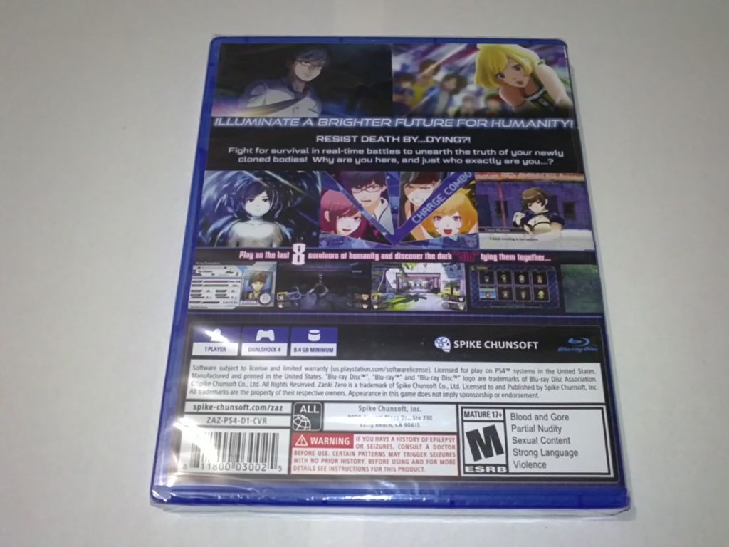 Zanki Zero Last Beginning   (Day One Edition) PS4 Playstation 4 новая - фото фото фото 1