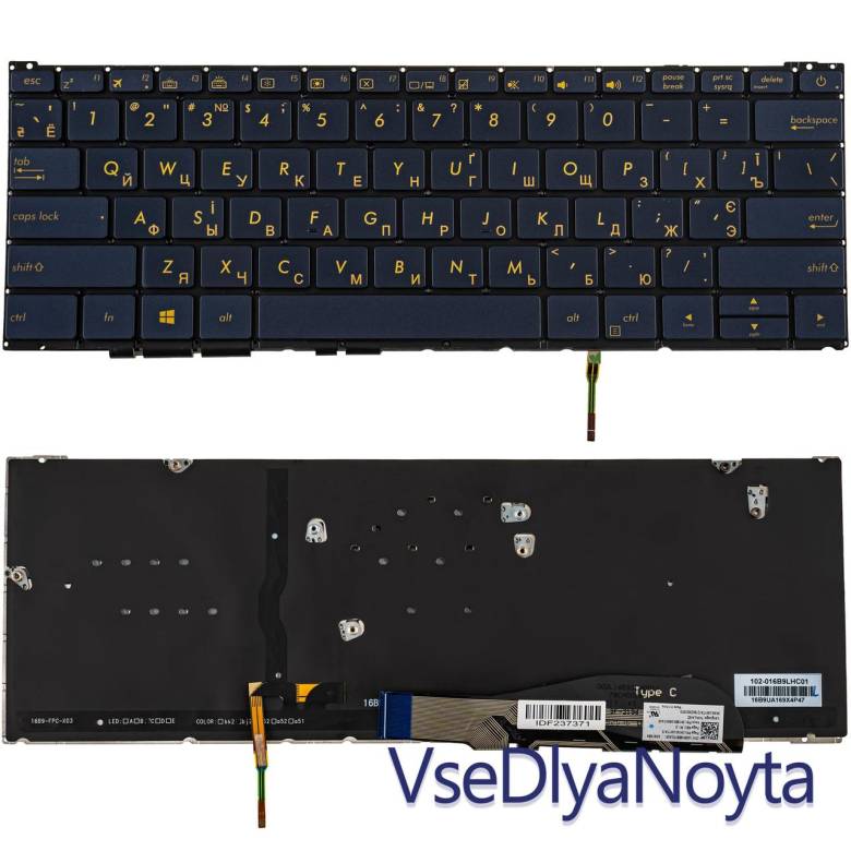 Клавиатура для ноутбука ASUS UX390UA ASUS UX390UAK - фото фото фото 0