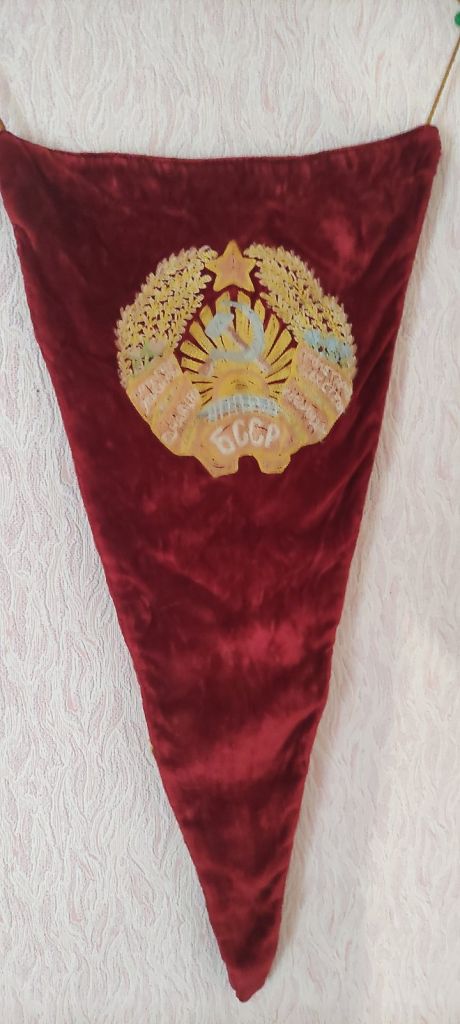 Вымпел 1954 года СССР бархат  pg841 - фото фото фото 3